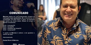 Marrone passa por nova cirurgia e se afasta dos palcos