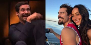 Nicolas Prattes pega na coxa errada achando ser Sabrina Sato