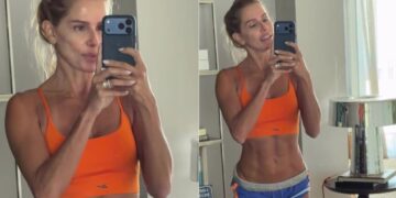 Deborah Secco exibe barriga chapada e impressiona em clique