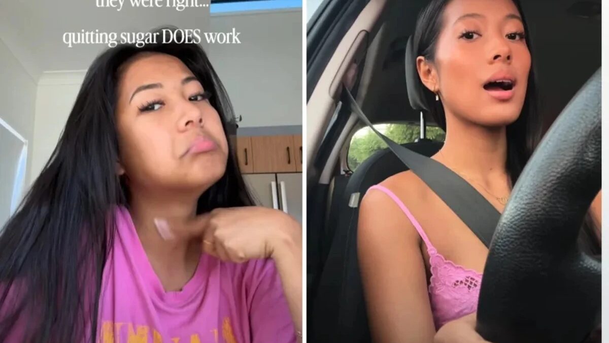 Mulher impressiona com antes e depois de parar de consumir açúcar