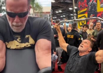 Aos 78 anos, Arnold Schwarzenegger mantém rotina intensa de treinos