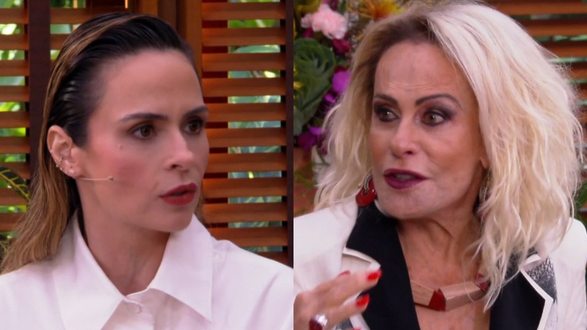 Ao vivo, Ana Maria Braga fala sobre Ana Paula: ‘Dava nela’