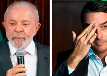 As intenções de voto de Lula e Flávio Bolsonaro no 2º turno em novo Datafolha