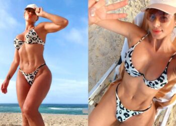 Lívia Andrade posa de biquíni em praia do Rio: “Um espetáculo”