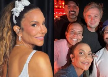 Novo affair de Ivete Sangalo marca presença em show da cantora