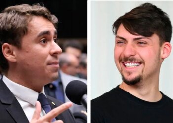 Nikolas chama Jair Renan, filho de Bolsonaro, de ‘toupeira cega’