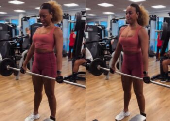 Sheron Menezzes elege look 'all pink' para retorno aos treinos e faz desabafo: "Voltar dói tanto"