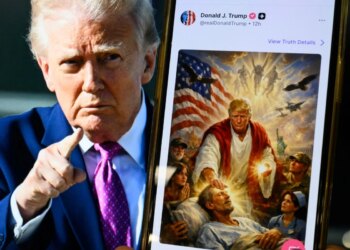 Trump apaga publicação em que aparece como Jesus
