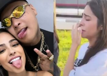 Esposa de MC Ryan chora após saber que marido continuará preso