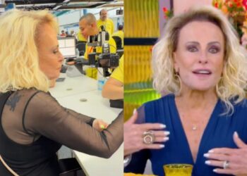 Ana Maria Braga enfrenta fila no Poupatempo