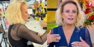 Ana Maria Braga enfrenta fila no Poupatempo