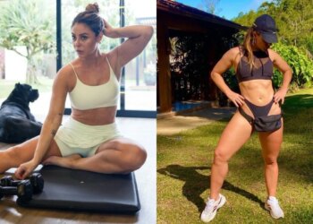 Paolla Oliveira mantém disciplina com exercícios há anos; inspire-se
