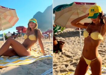 Naty Curvelo exibe shape no Rio e revela rotina sem sacrifício