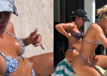 De biquíni, Virginia se exercita após noitada: ‘Tirar o álcool’
