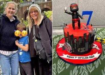 Amy Schumer celebra aniversário do filho pela primeira vez como mãe solteira