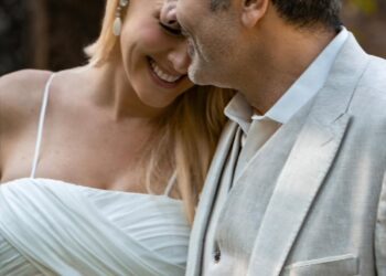 Ana Hickmann e Edu Guedes posam em clima de romance para ensaio pré-wedding