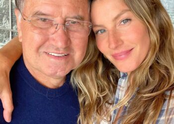 Gisele Bündchen celebra aniversário do pai com clique raríssimo: "Te amo"