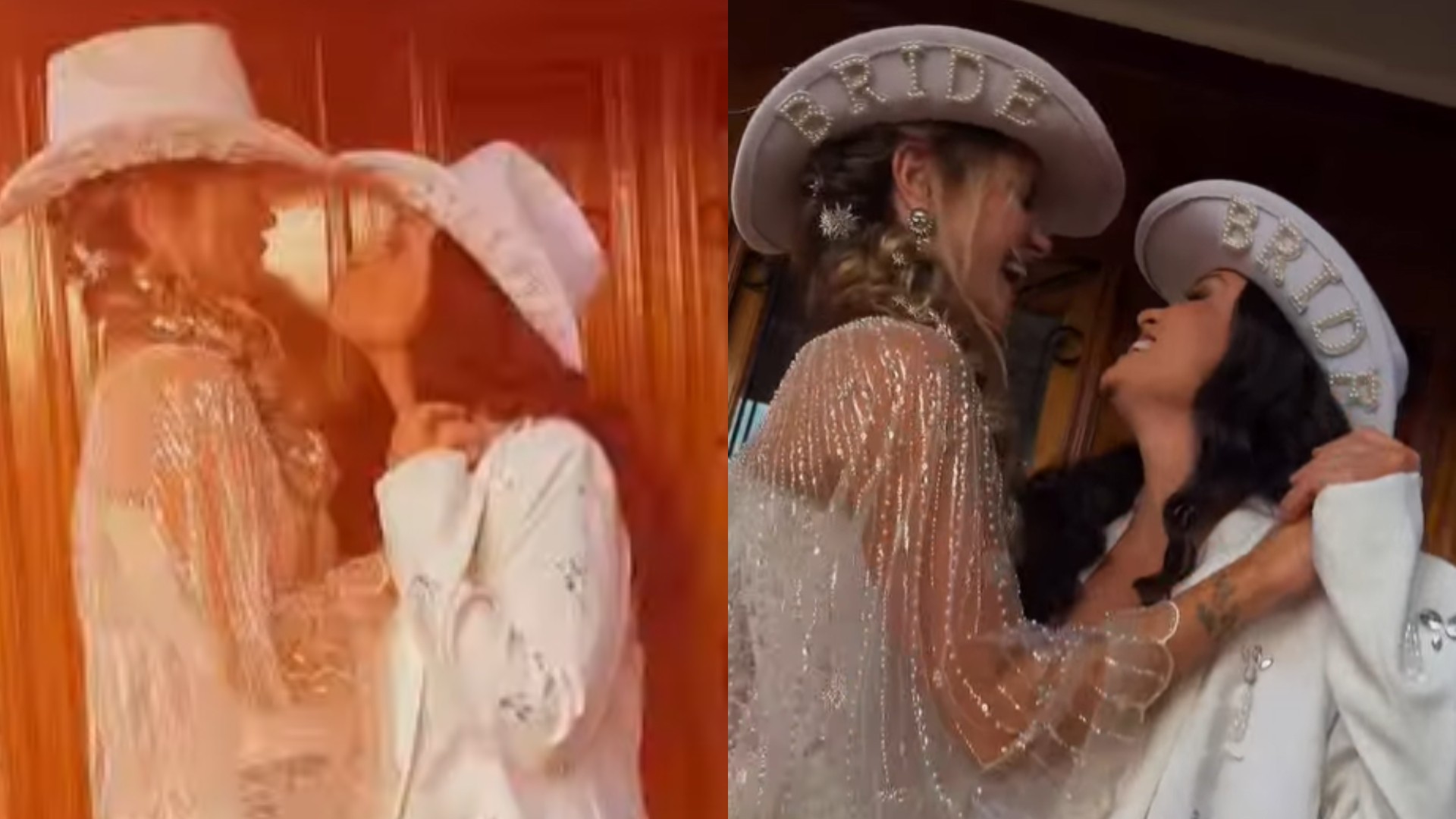 Marcela McGowan e Luiza Martins mostram look do primeiro dia de celebração de casamento