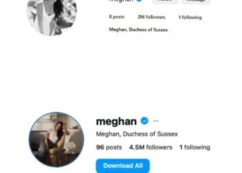 Meghan Markle muda foto do perfil de seu Instagram pela primeira vez