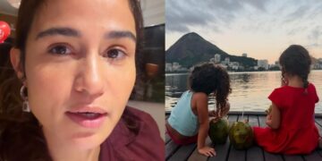 Nanda Costa relata susto em shopping e desafa sobre fotos de suas filhas sem autorização