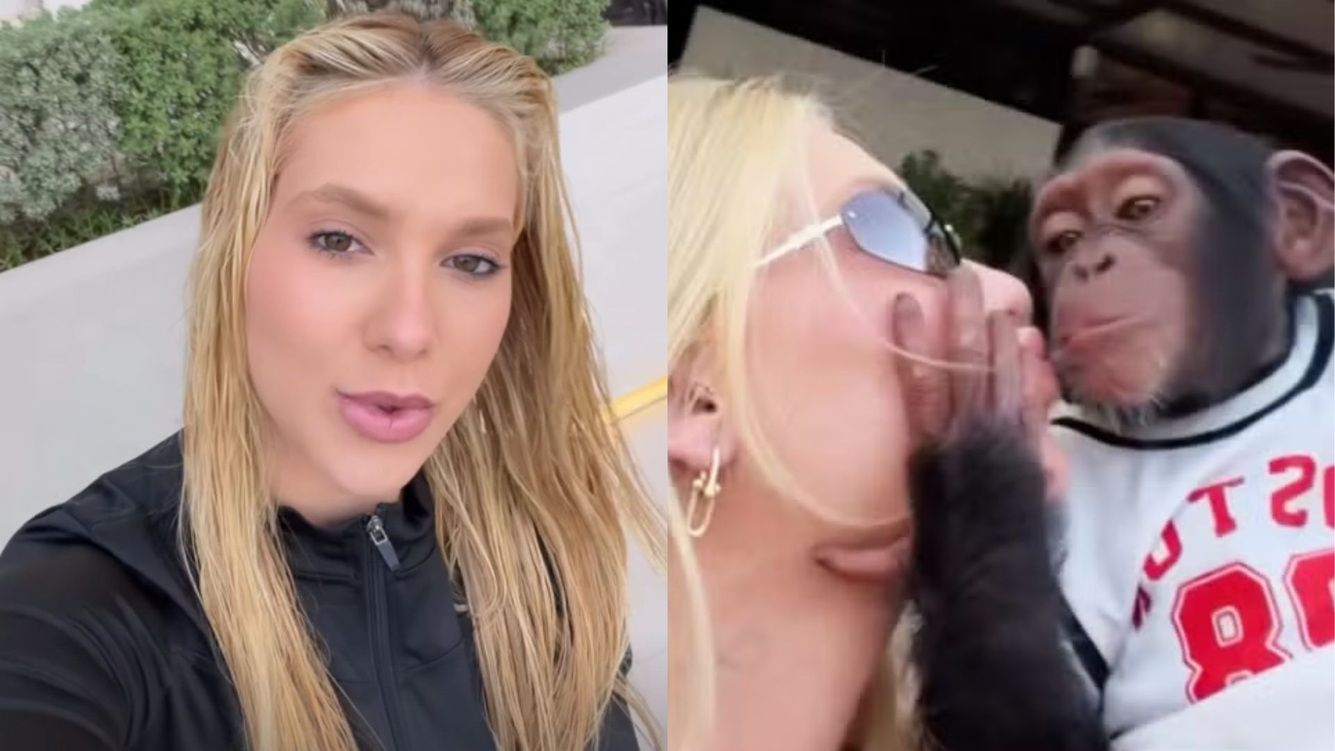 Virginia se pronuncia após vídeo beijando macaco em Dubai virar alvo de críticas envolvendo Vini Jr.