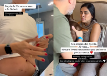Após FIV e divórcio, mulher de 38 anos engravida naturalmente
