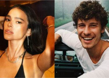 Bruna Marquezine e Shawn Mendes são flagrados com o mesmo anel