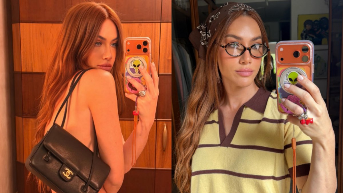 Apresentadora famosa surge de topless em foto ousada no espelho