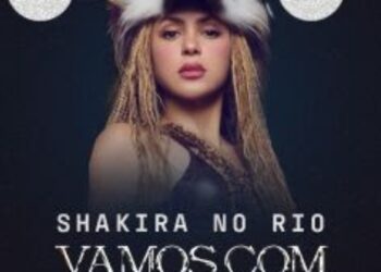 Os sucessos de Shakira invadem a praia de Copacabana