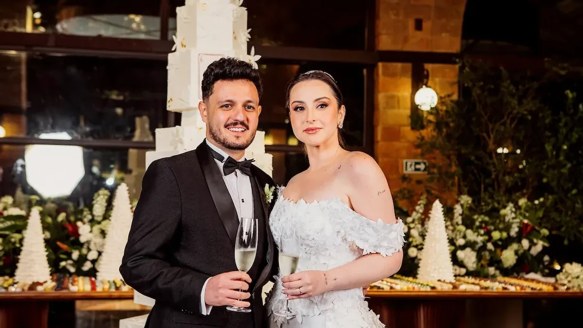 Virgínia Leite e Gabriel Del Piccolo dizem o tão esperado "sim"