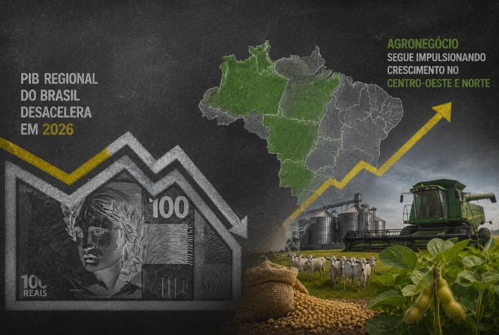 Agronegócio sustenta crescimento econômico no Centro-Oeste e Norte em 2026