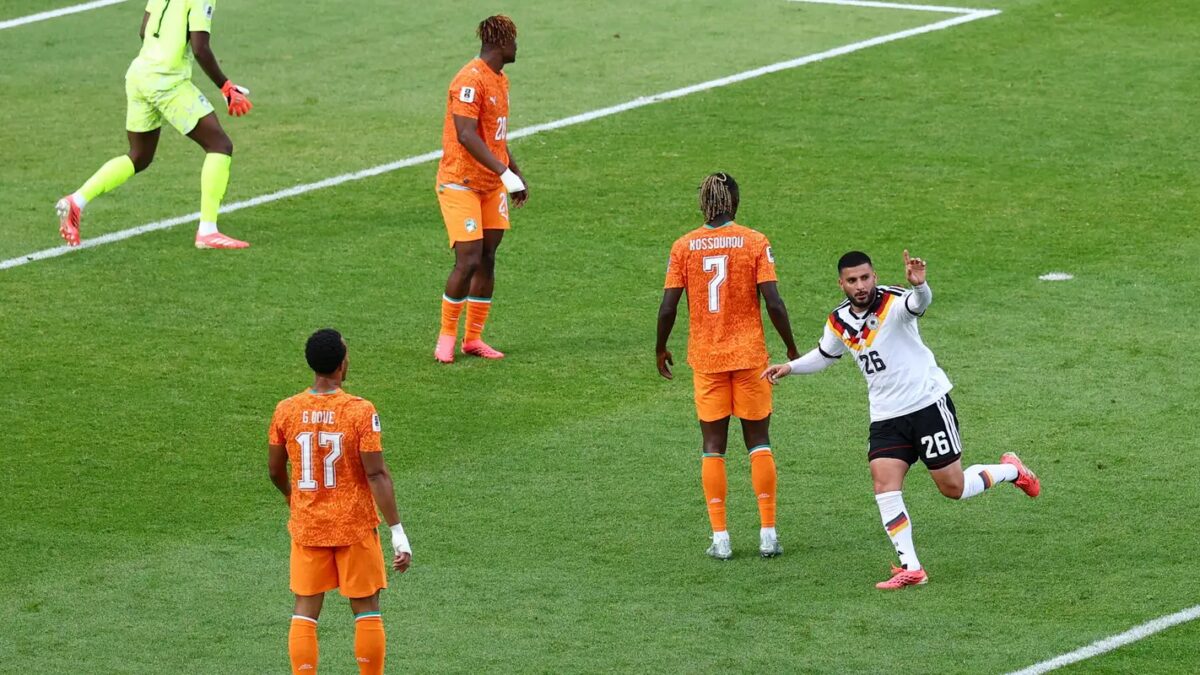 Alemanha vence Costa do Marfim de virada e avança para as oitavas da Copa 2026