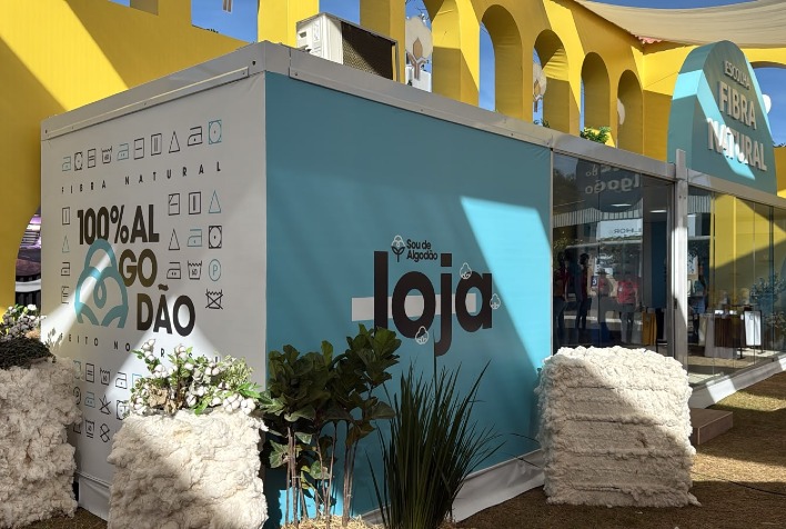 Algodão brasileiro brilha na Bahia Farm Show com moda e experiências sensoriais
