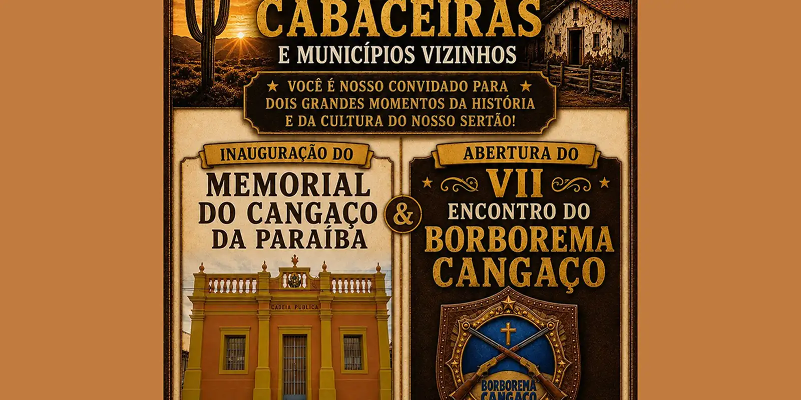 Cabaceiras inaugura o primeiro Memorial do Cangaço da Paraíba em julho