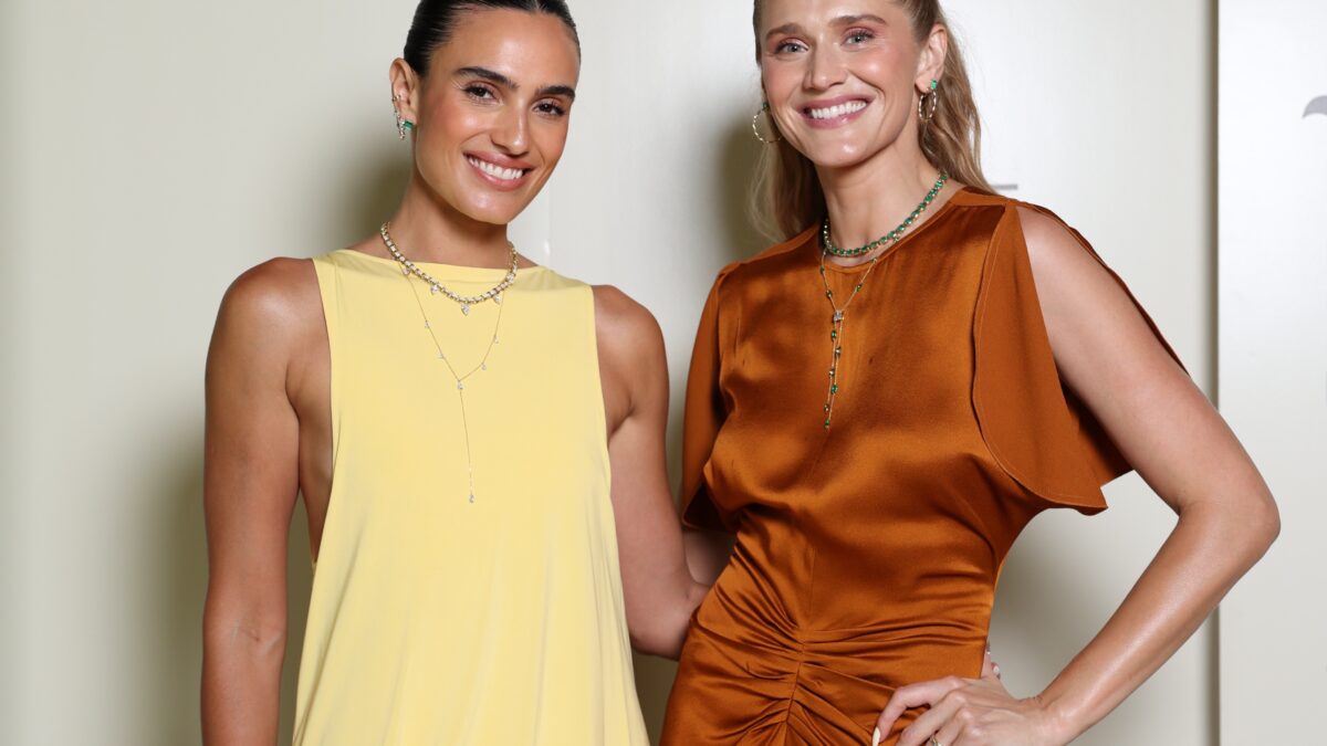 Celina Locks e Isabela Grutman celebram a brasilidade em brunch em Miami antes do jogo da seleção