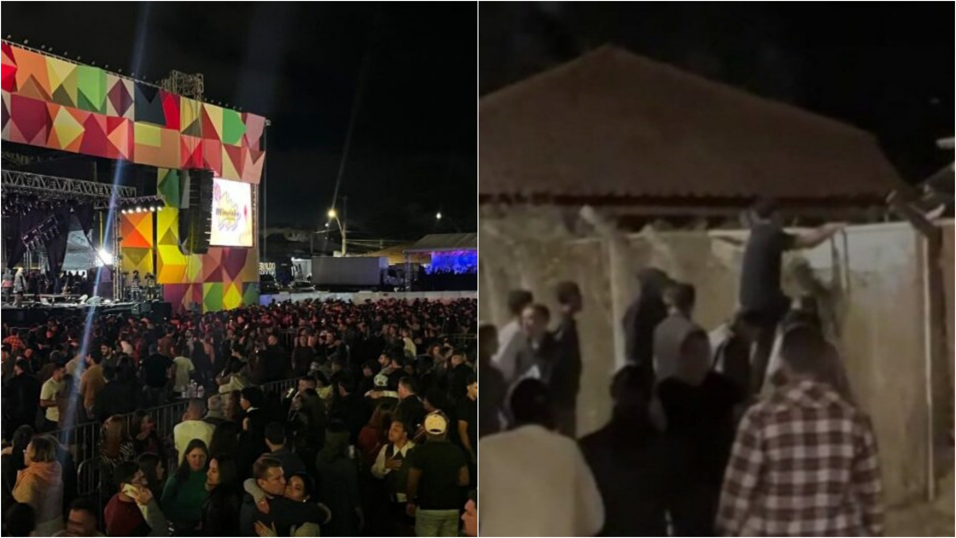 Confusão e gás de pimenta marcam abertura do São João em Vitória da Conquista