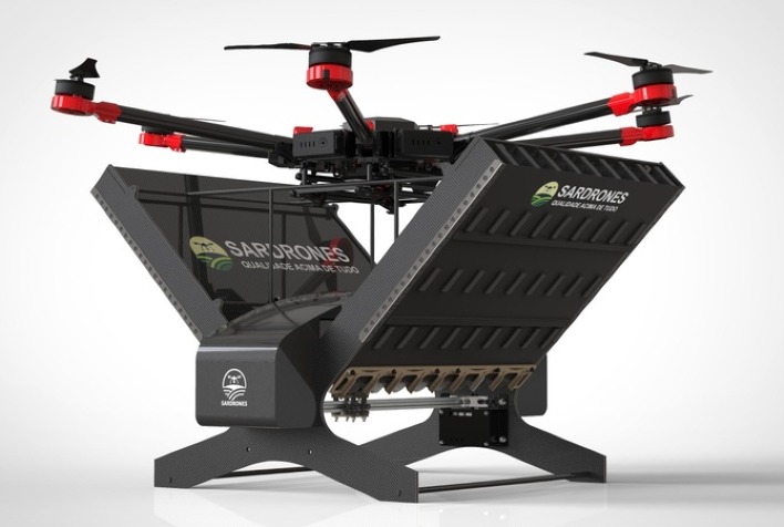 Drones revolucionam controle biológico na cana-de-açúcar e reduzem inseticidas