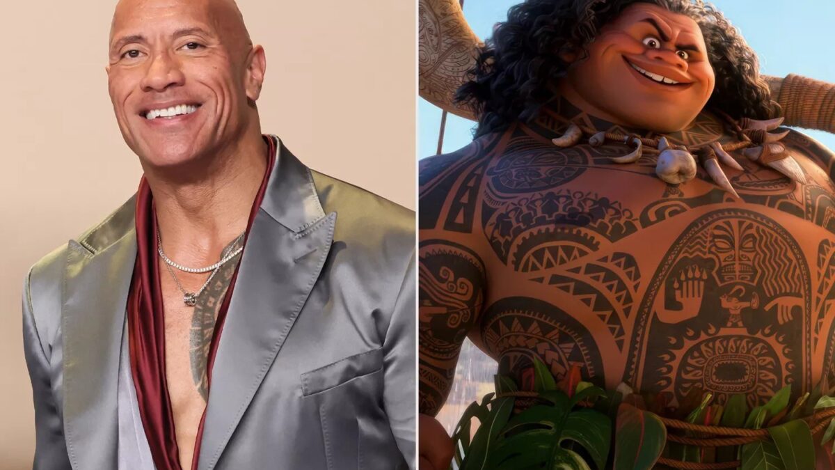 Dwayne Johnson usa traje protético de 18 kg para viver Maui em "Moana"