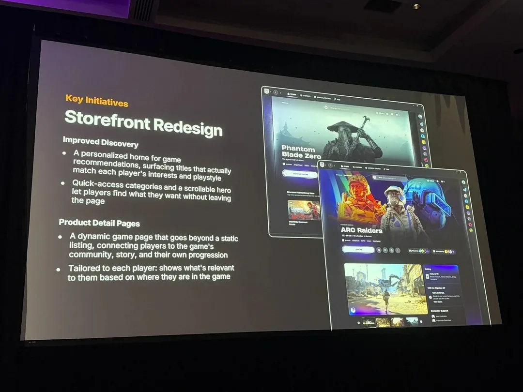 Epic Games Store revela redesign completo e novas funcionalidades para usuários