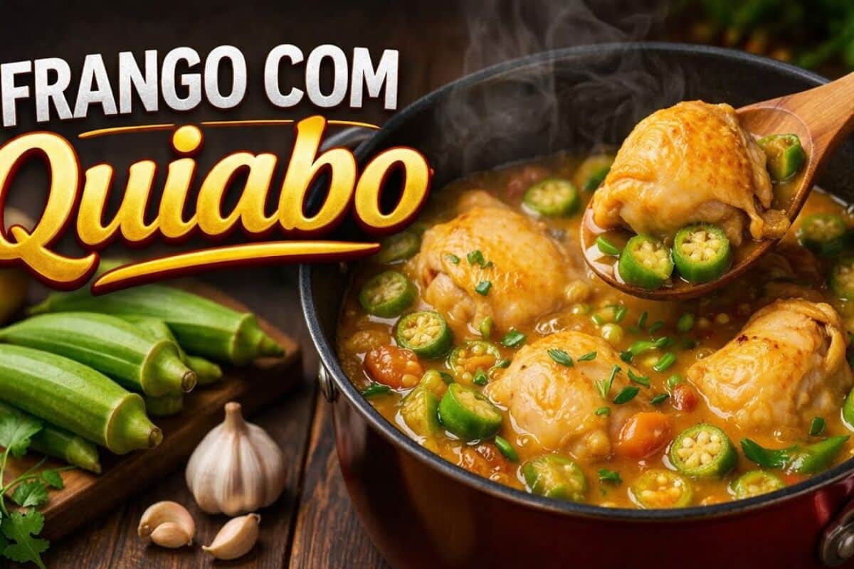 Frango com quiabo: receita tradicional e suculenta para acompanhar com angu quente