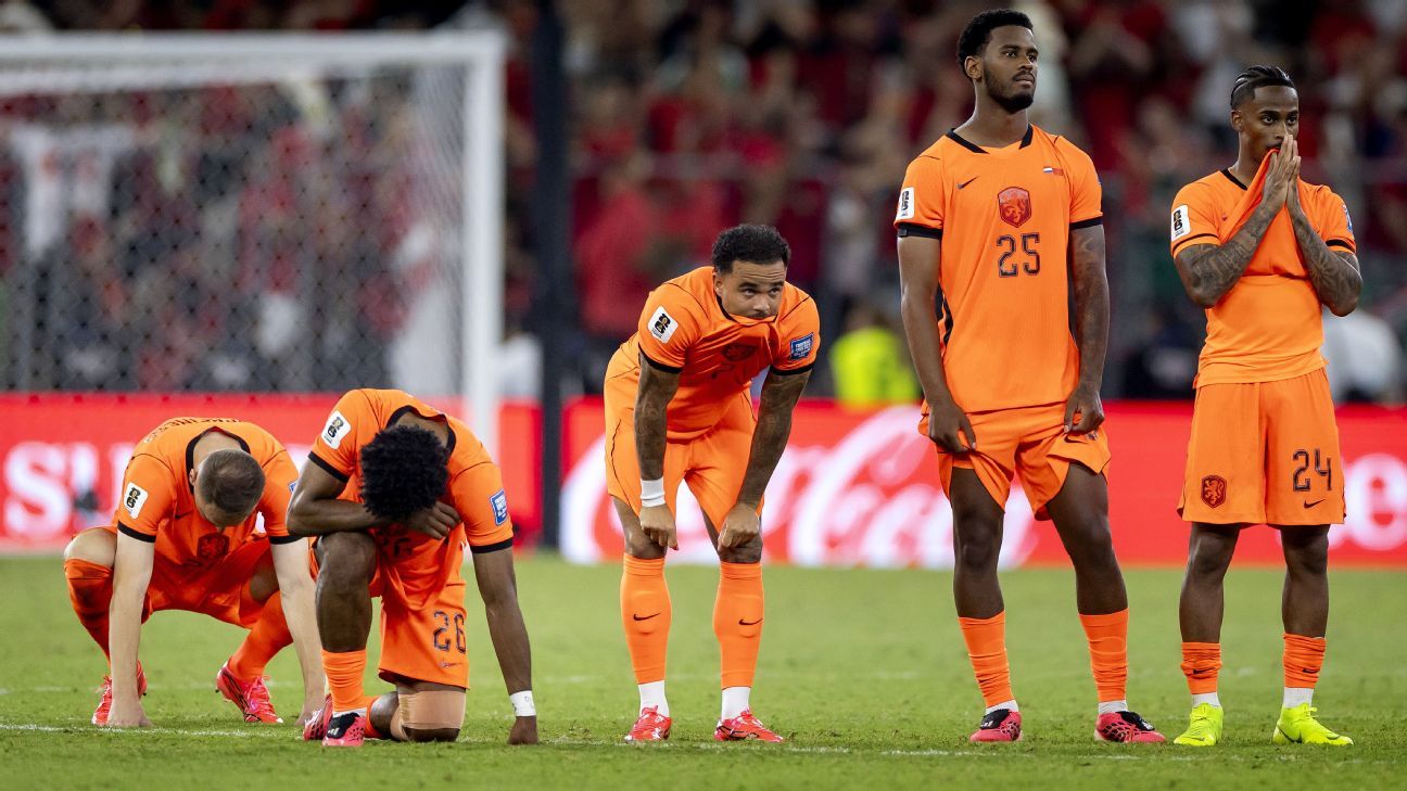 Holanda amplia invencibilidade histórica, mas é eliminada por Marrocos nos pênaltis