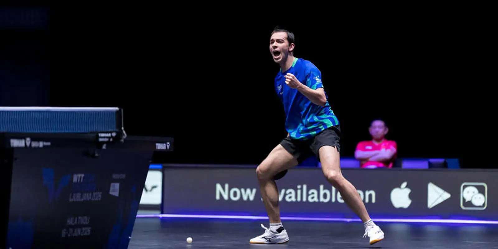 Hugo Calderano é derrotado na final do WTT da Eslovênia e perde chance do tri