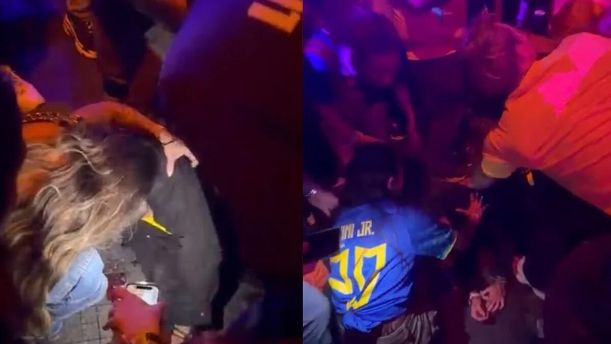 Jovem é agredido até desmaiar em evento da Copa no Rio de Janeiro