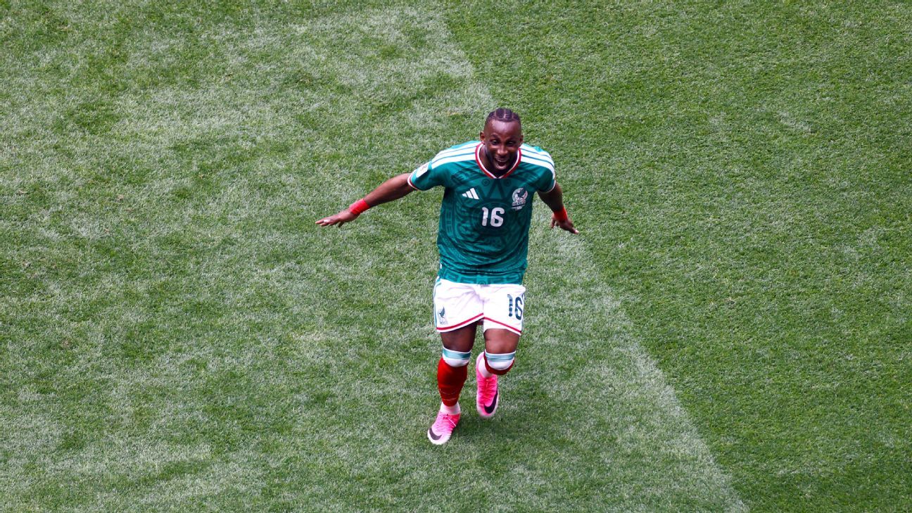 Julián Quiñones marca primeiro gol da Copa do Mundo de 2026 pelo México