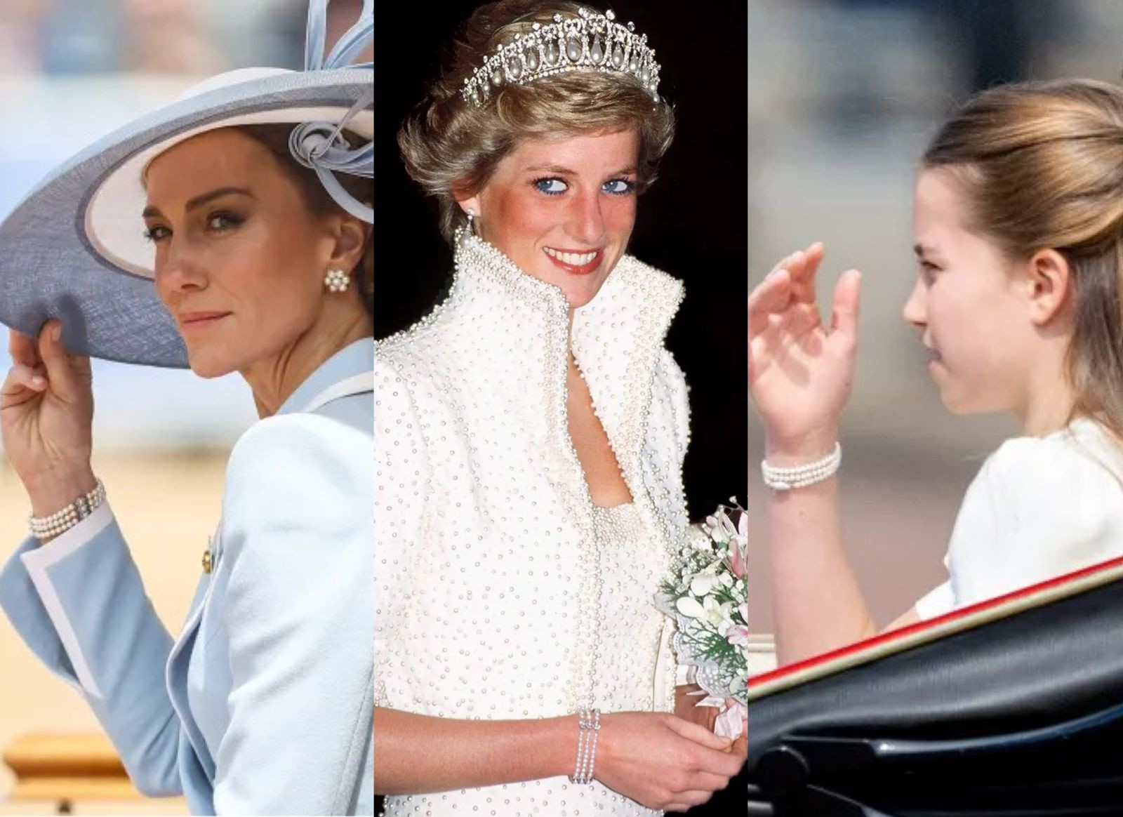 Kate Middleton e Charlotte desfilam elegância com pulseira em homenagem à Princesa Diana