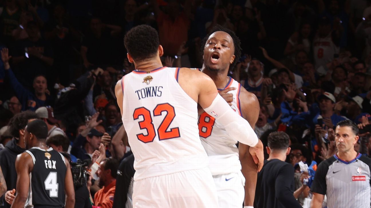 Knicks fazem história com a maior virada das Finais da NBA e vencem Spurs por 107 a 106