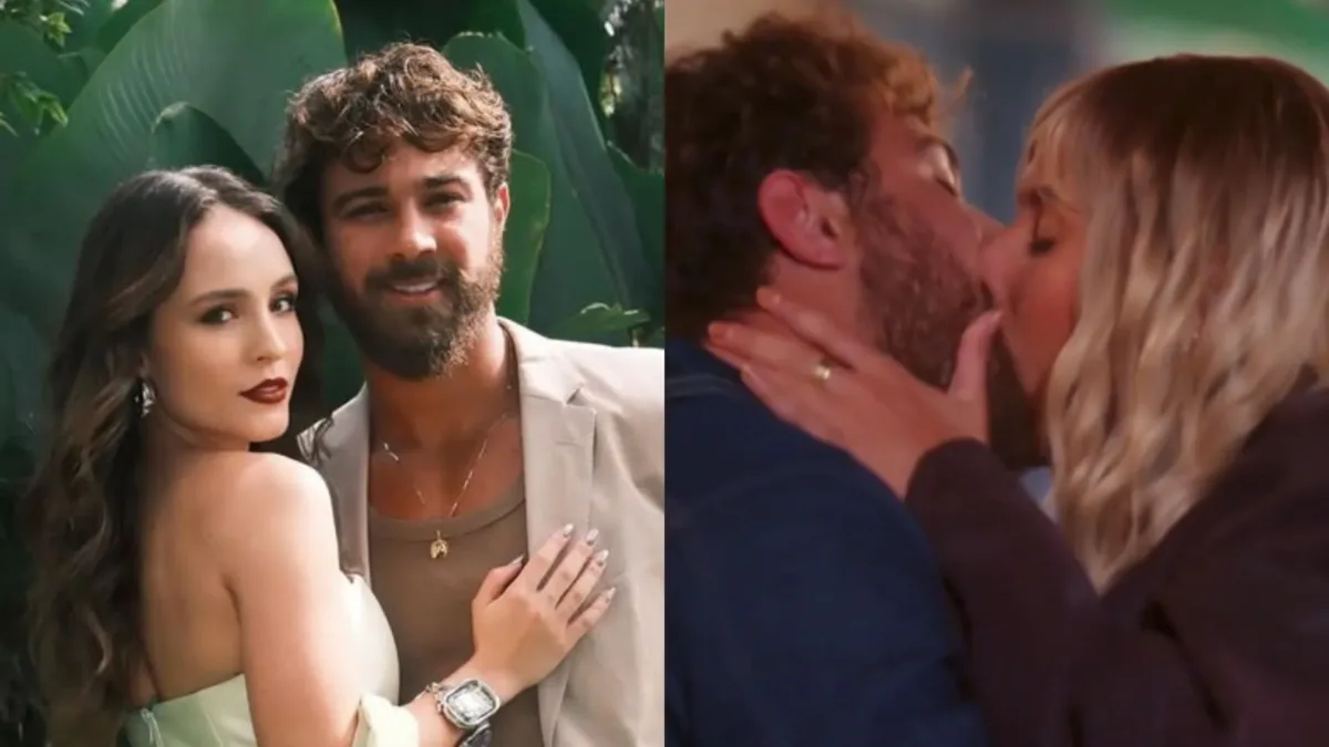 Larissa Manoela reage a beijo do marido com Ana Castela em novela