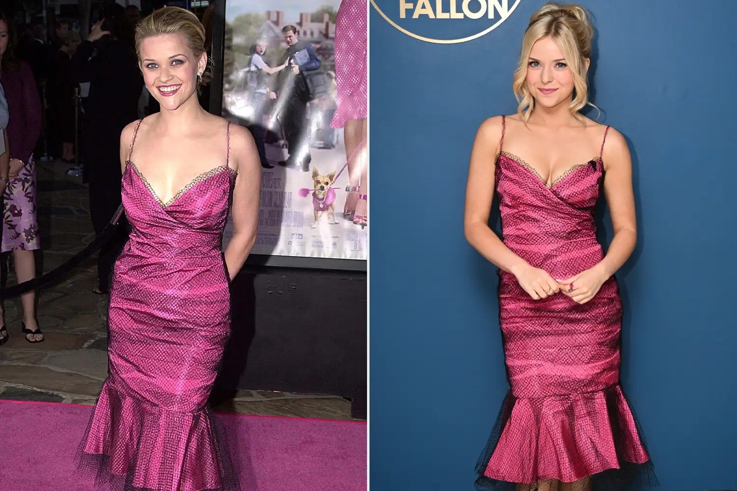 Lexi Minetree homenageia Reese Witherspoon com visual icônico de Elle Woods