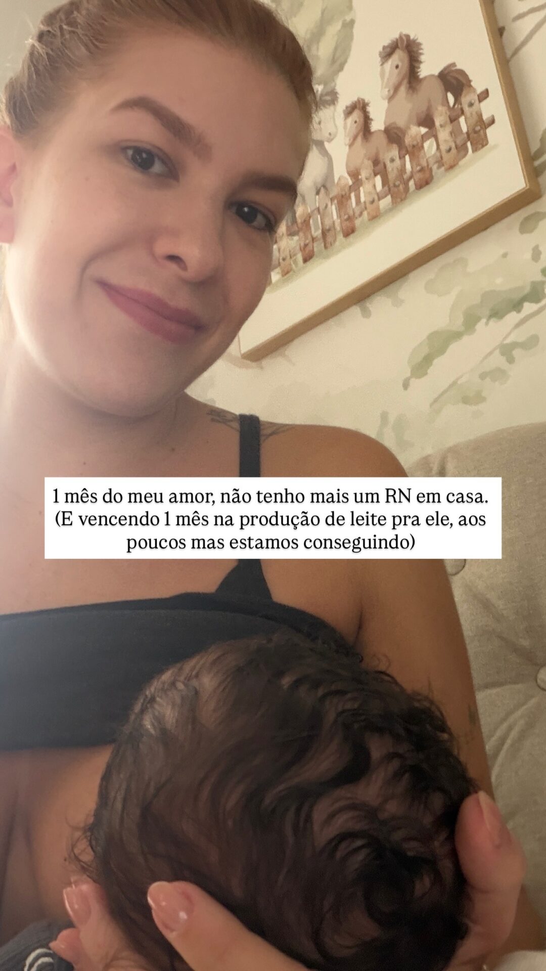 Lore Improta celebra um mês de Levi e fala sobre desafios da amamentação