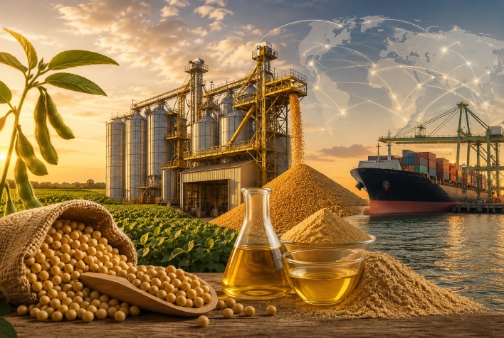 Mato Grosso registra recorde de esmagamento de soja em maio e exportações crescem 41,8%